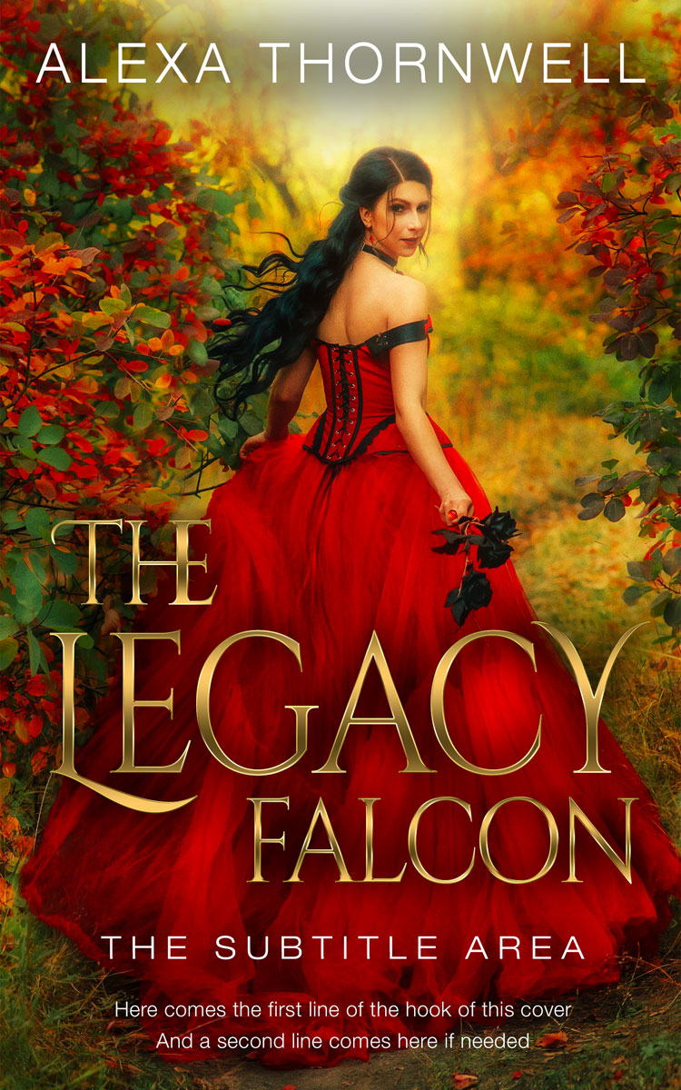 Pre Made Book Cover Cafe Royale