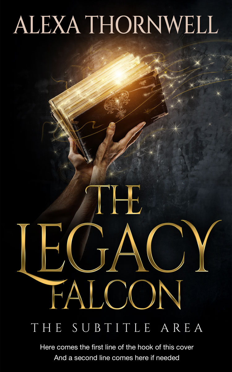 Pre Made Book Cover Cod Gray