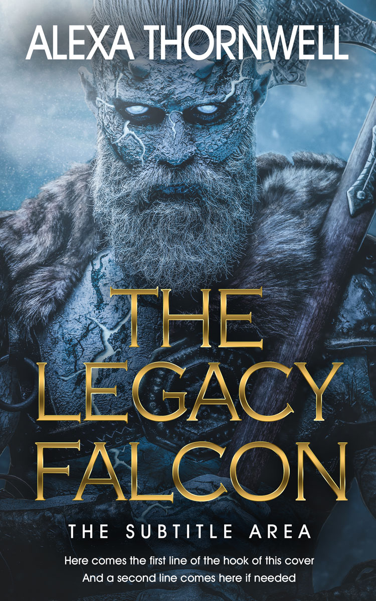 Pre Made Book Cover Ebony Clay