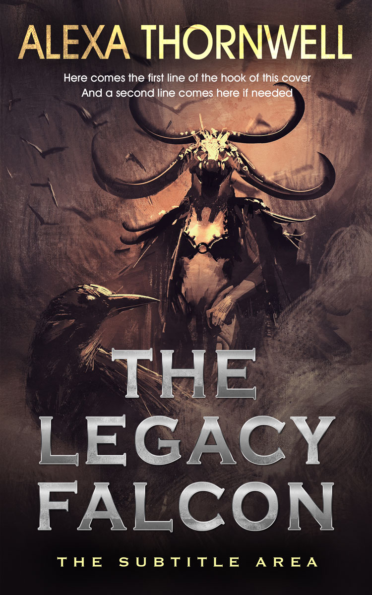 Pre Made Book Cover Thunder