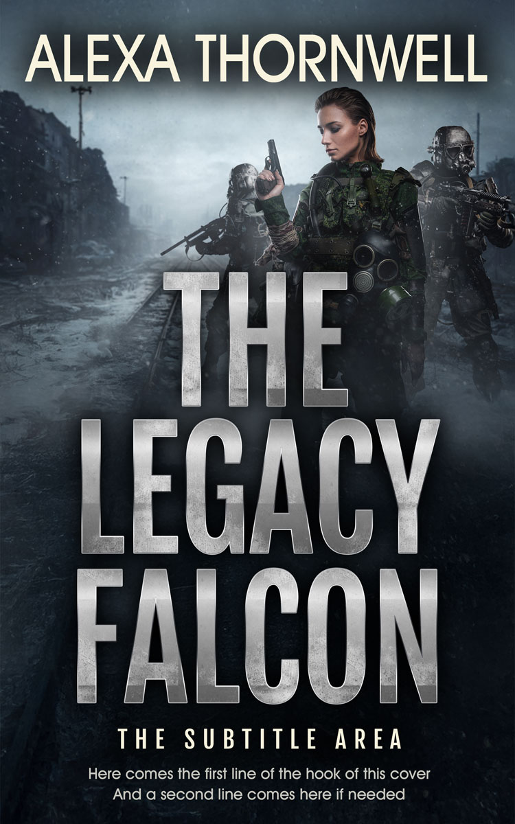 Pre Made Book Cover Shark