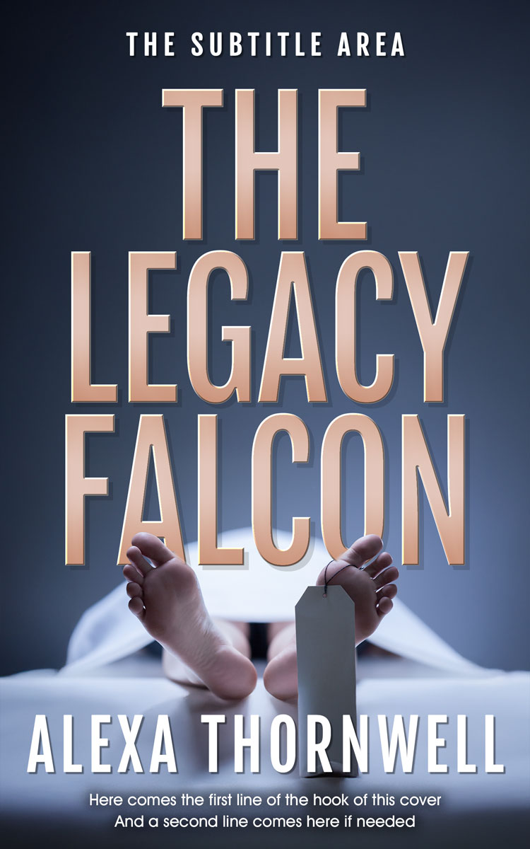 Pre Made Book Cover Oxford Blue