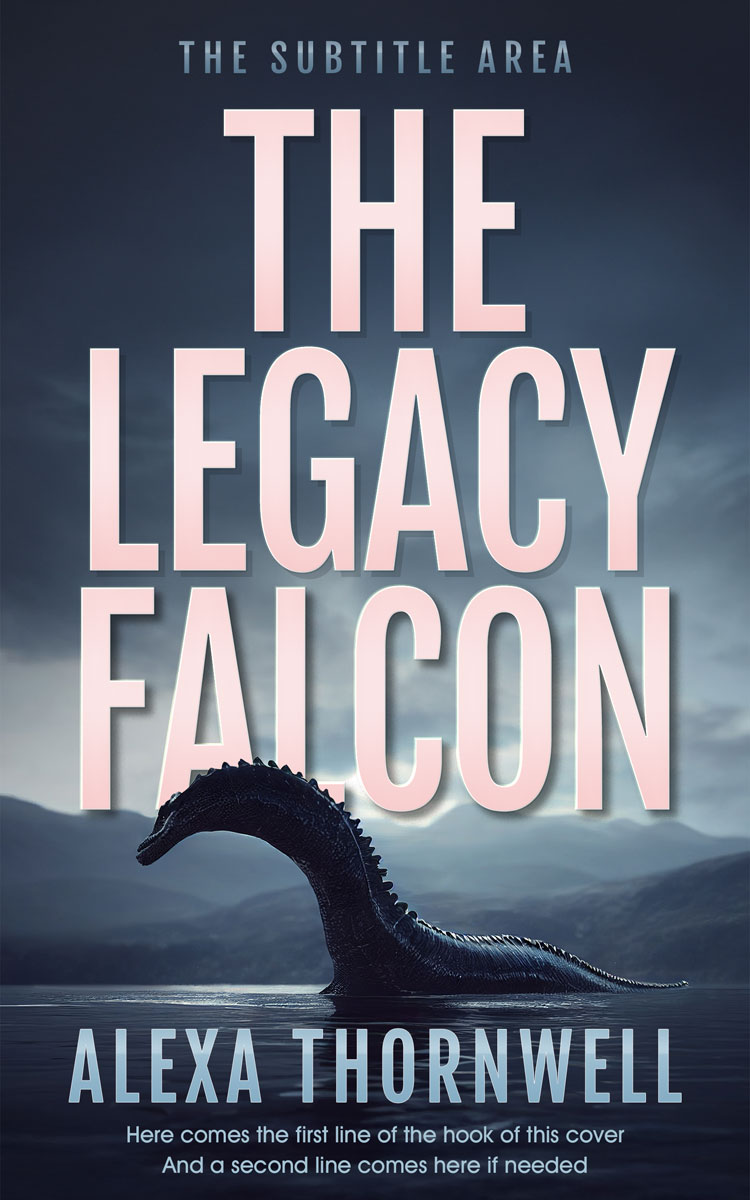 Pre Made Book Cover Ebony Clay