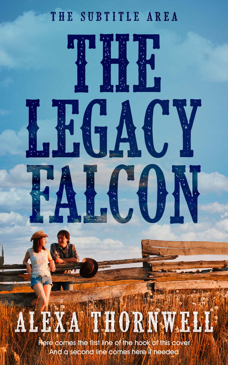 Pre Made Book Cover Glacier