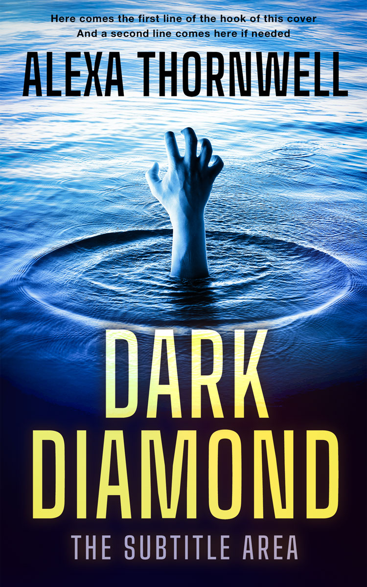 Pre Made Book Cover Ebony