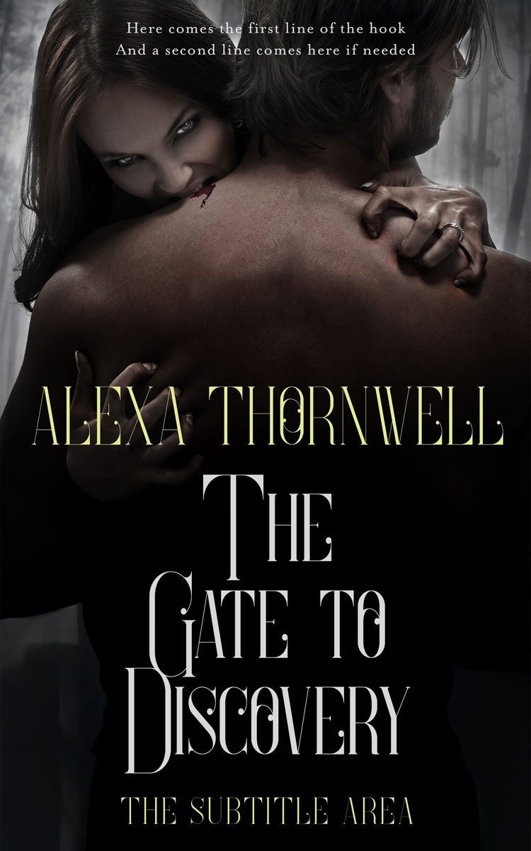 Pre Made Book Cover Cod Gray