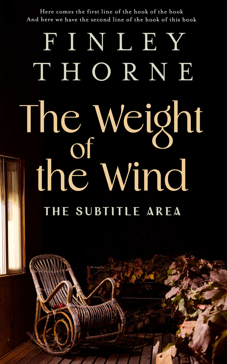 Pre Made Book Cover Tan