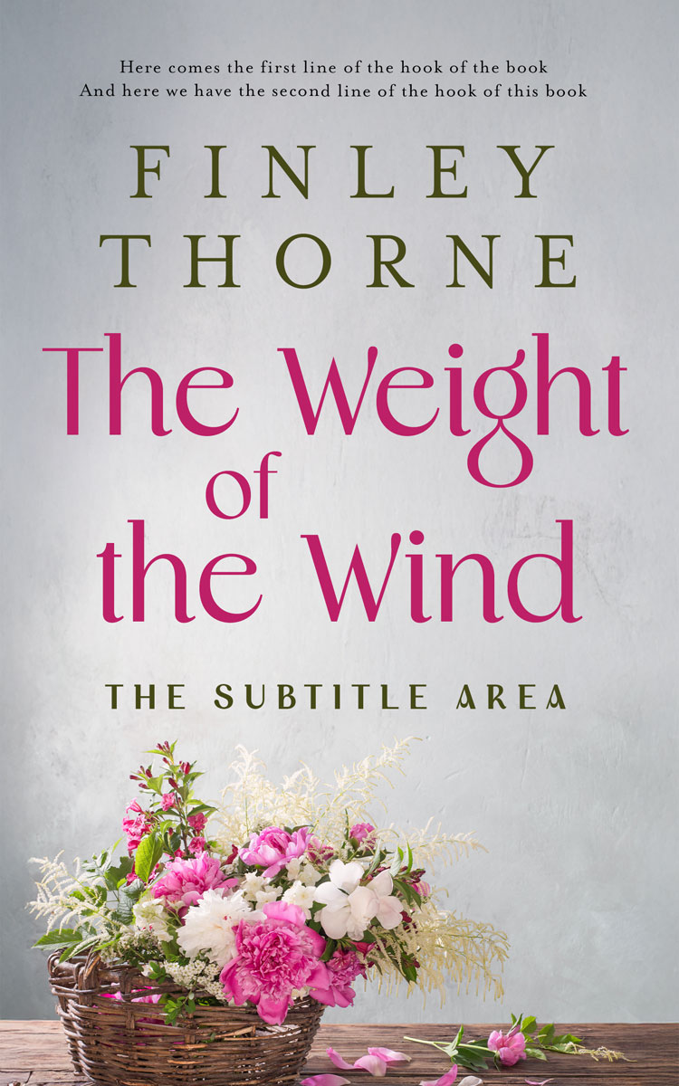 Pre Made Book Cover Pale Slate