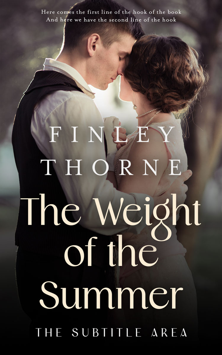 Pre Made Book Cover Thunder