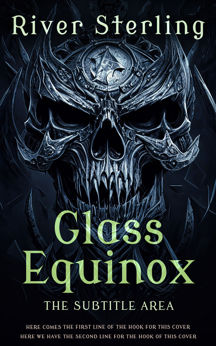 Pre Made Book Cover Ebony