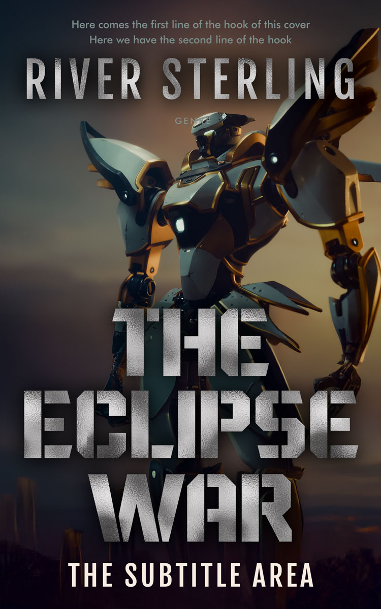 Pre Made Book Cover Thunder