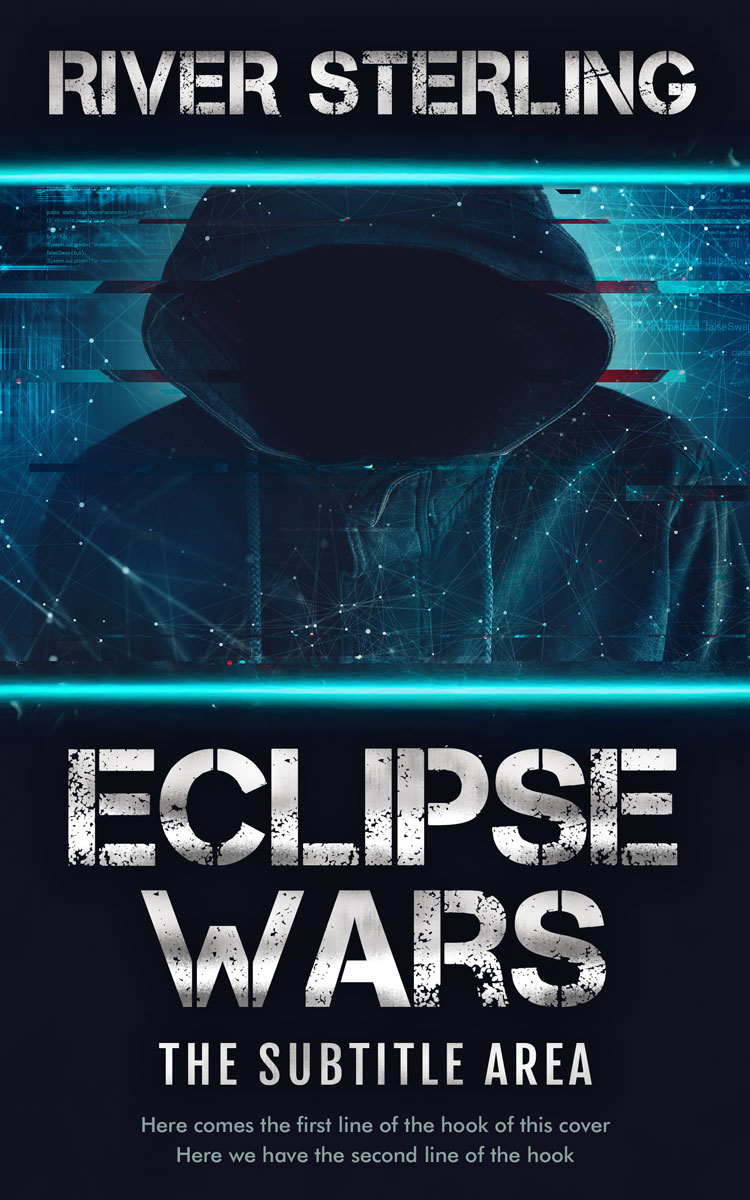 Pre Made Book Cover Ebony