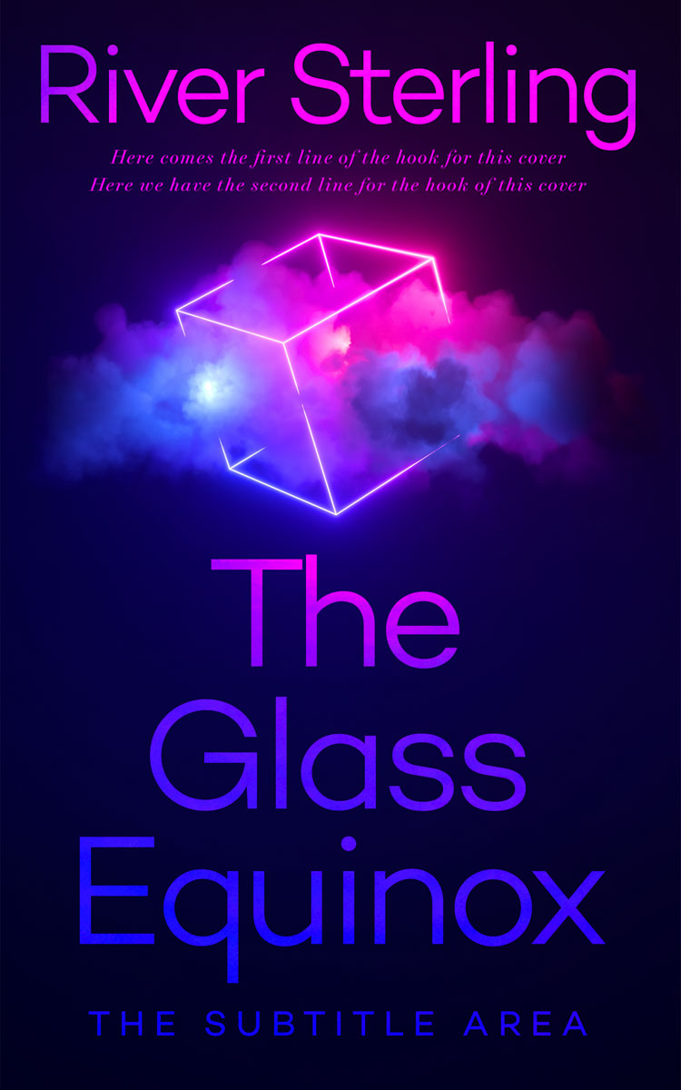 Pre Made Book Cover Black