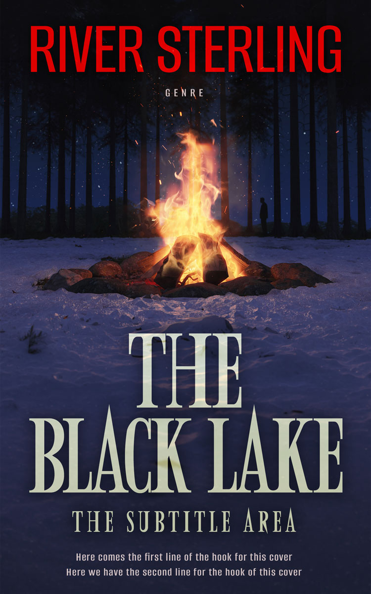 Pre Made Book Cover Ebony Clay