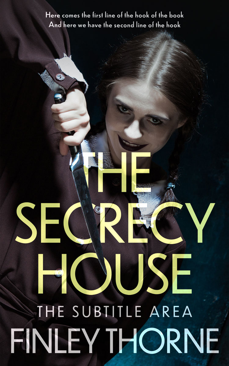 Pre Made Book Cover Green Mist