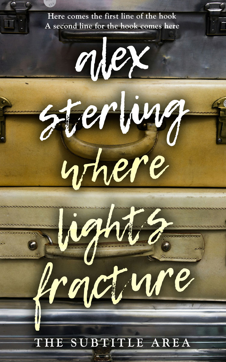 Pre Made Book Cover Taupe