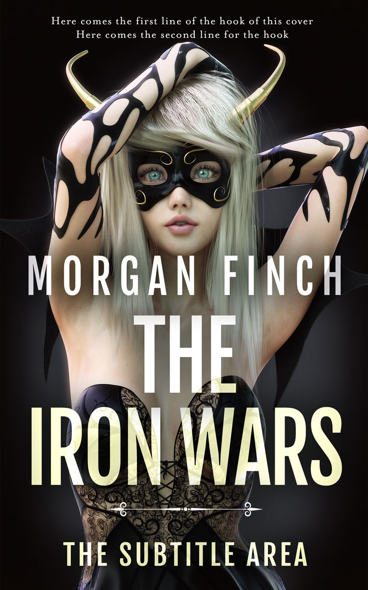 Pre Made Book Cover Soft Amber