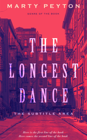 Premade Book Cover Brick Red - ID 21753