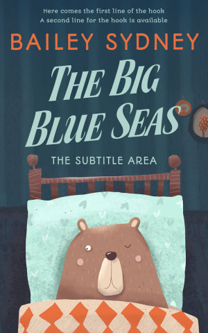 Premade Book Cover Oxford Blue - ID 33417