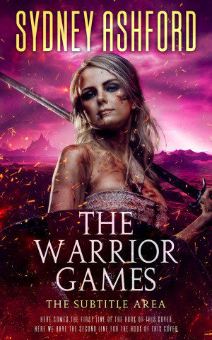 Premade Book Cover Aubergine - ID 34875