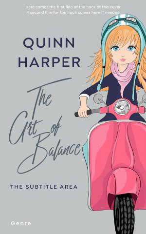 Premade Book Cover Pink Swan - ID 35434