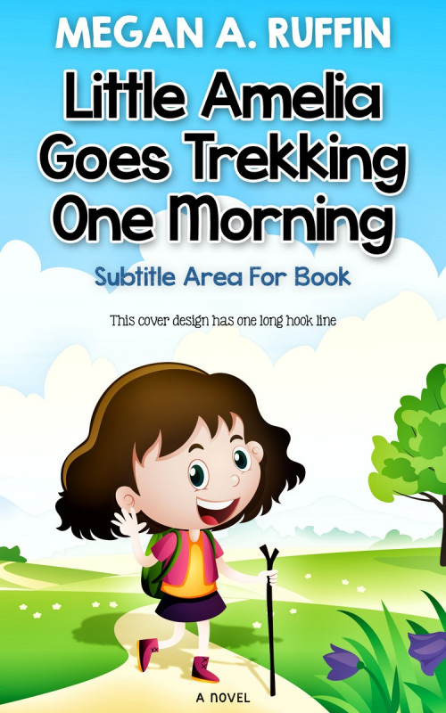 Pre Made Book Cover Blue Dianne