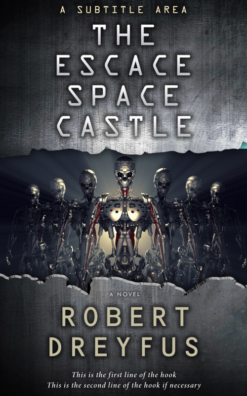 Pre Made Book Cover Shark