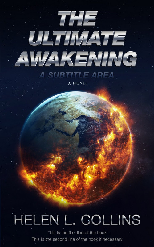 Pre Made Book Cover Cinder