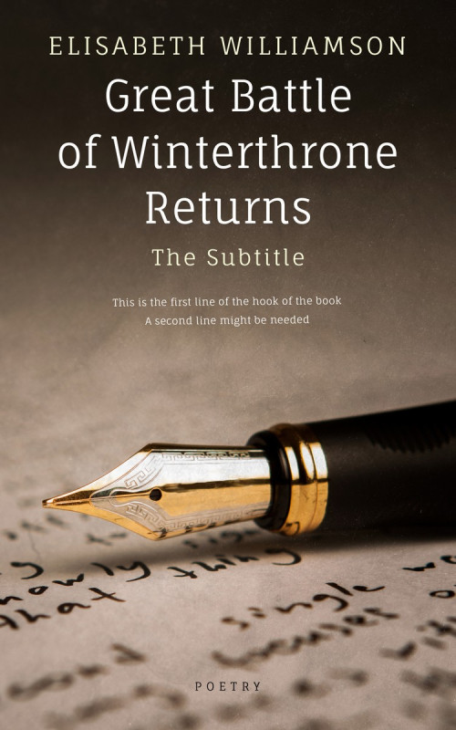 Pre Made Book Cover Sand Dune