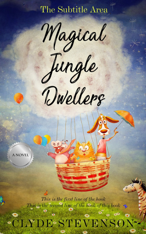 Pre Made Book Cover Ash