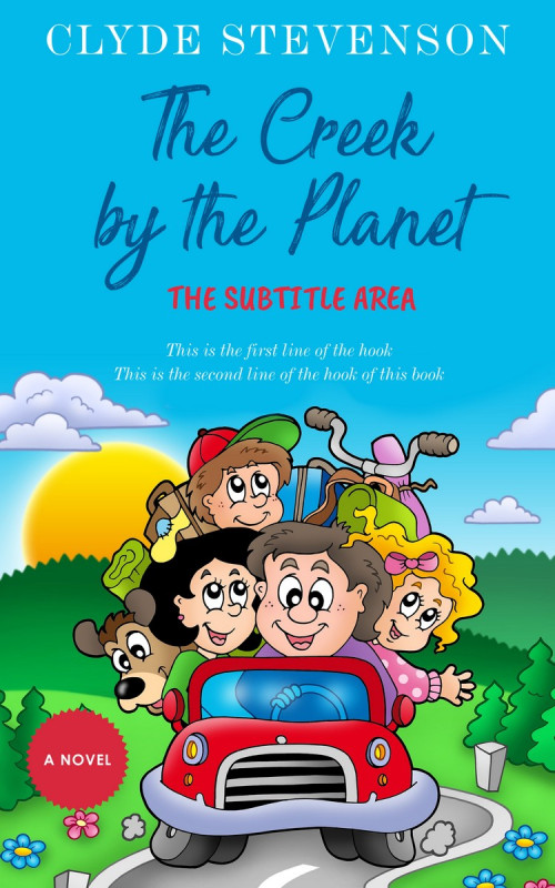 Pre Made Book Cover Cerulean