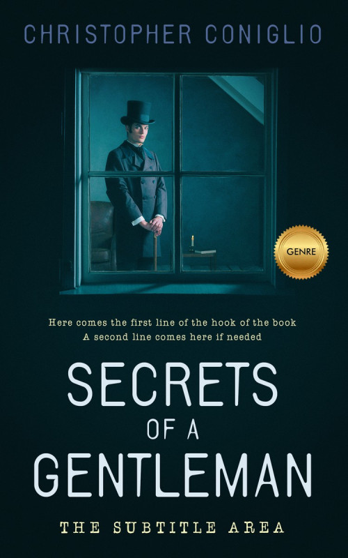 Pre Made Book Cover Black Pearl