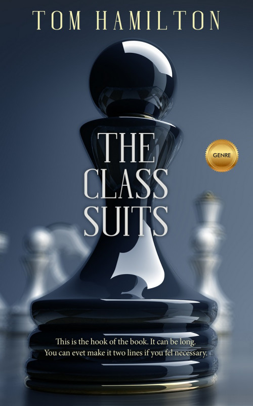 Pre Made Book Cover Ebony Clay