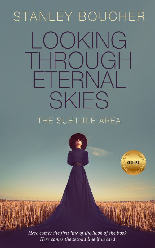 Pre Made Book Cover Sirocco