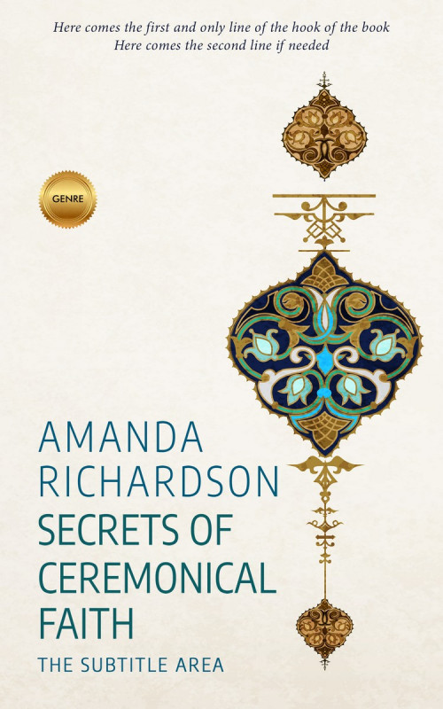 Pre Made Book Cover Pampas