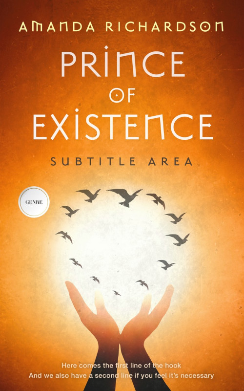 Pre Made Book Cover Ochre