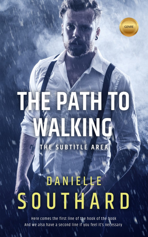 Pre Made Book Cover Pickled Bluewood