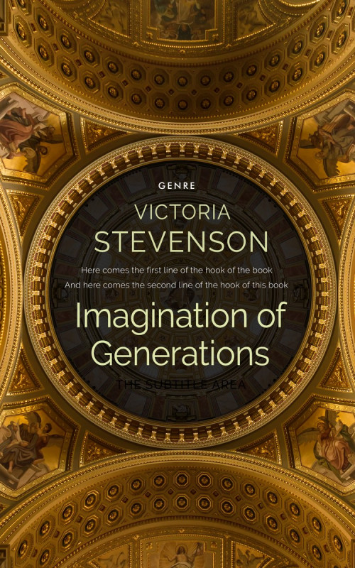 Pre Made Book Cover Bronze