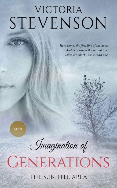 Pre Made Book Cover Heather