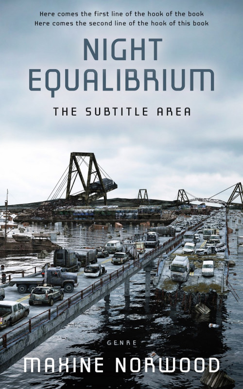 Pre Made Book Cover Heather