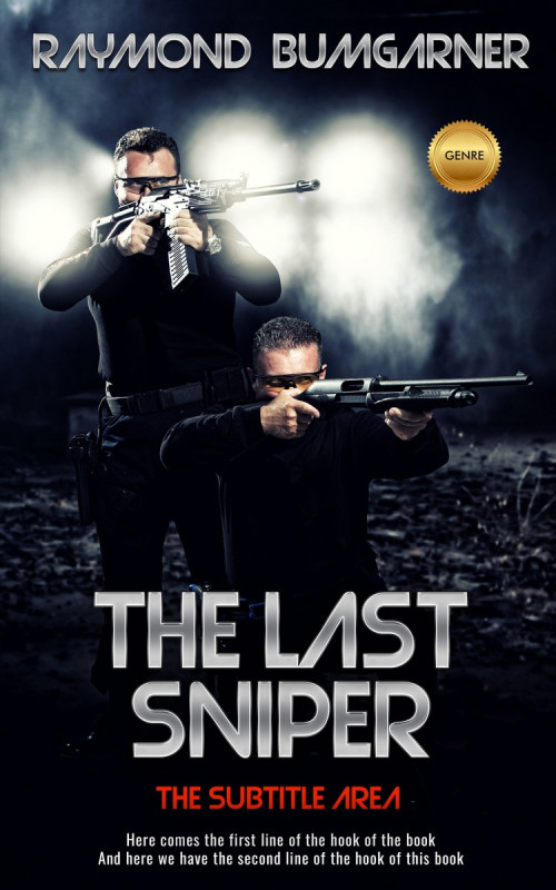 Pre Made Book Cover Swirl