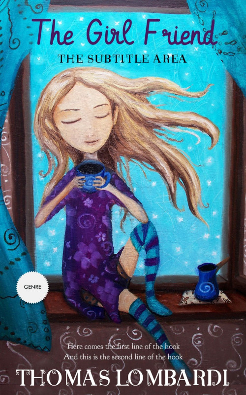 Pre Made Book Cover Blackcurrant