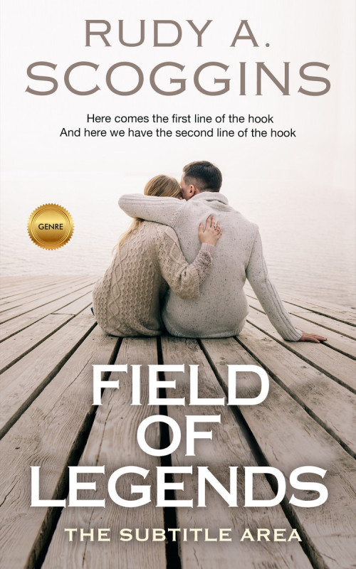 Pre Made Book Cover Swirl