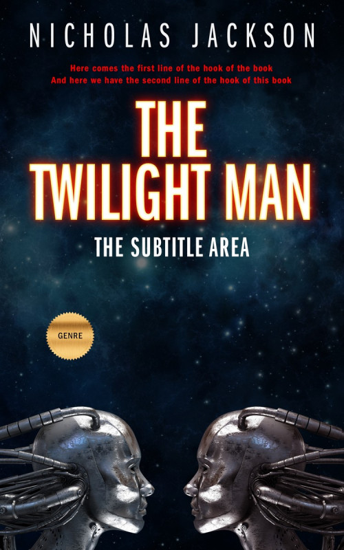 Pre Made Book Cover Mirage