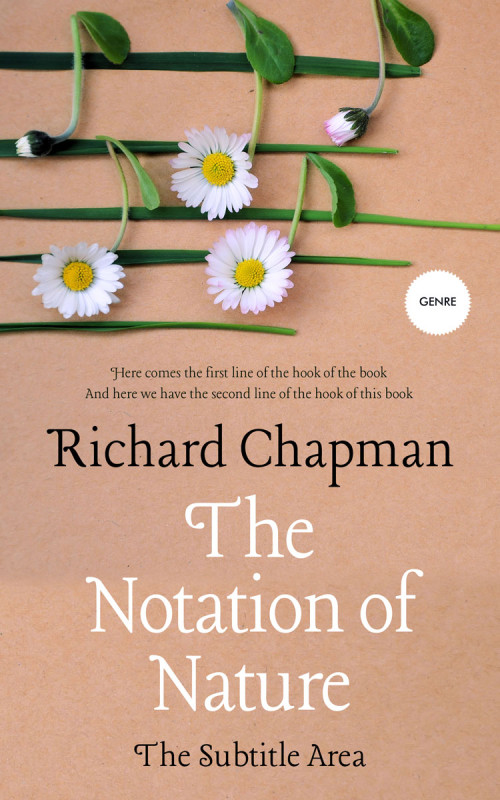 Pre Made Book Cover Tan