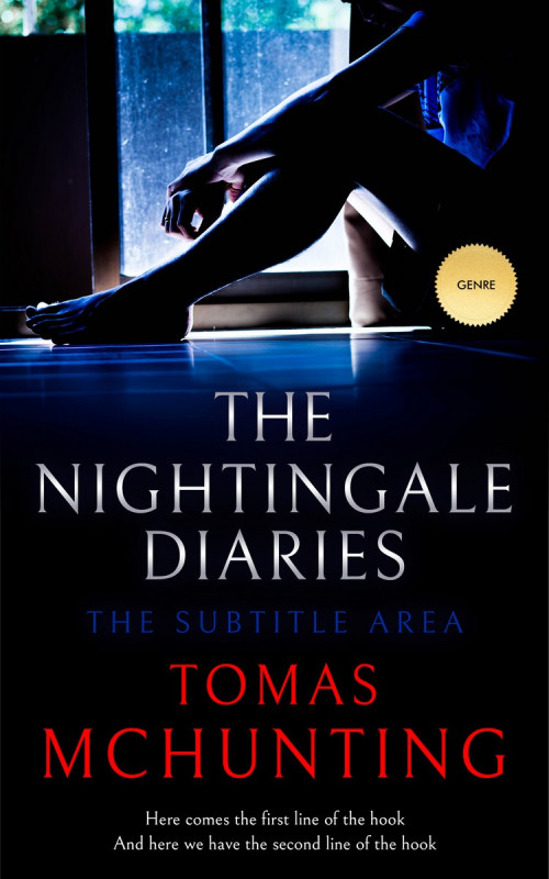 Pre Made Book Cover Ebony