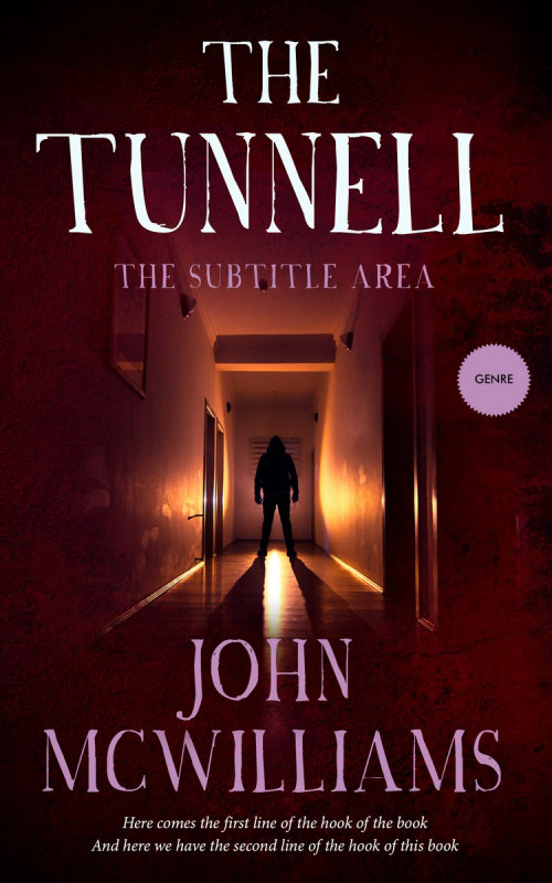 Pre Made Book Cover Aubergine