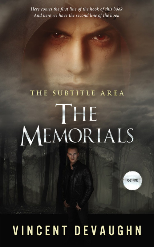 Pre Made Book Cover Taupe