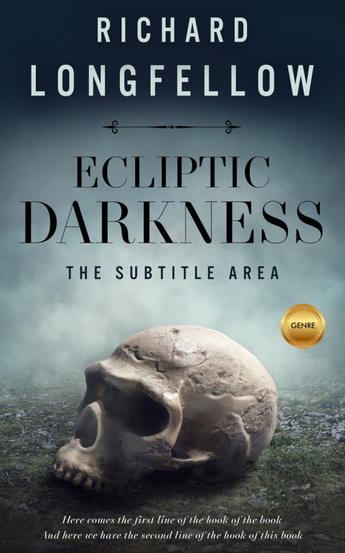 Pre Made Book Cover Outer Space