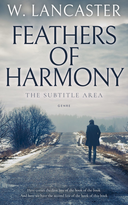 Pre Made Book Cover Gray Nickel